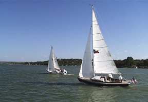 Sailing on Lake LBJ